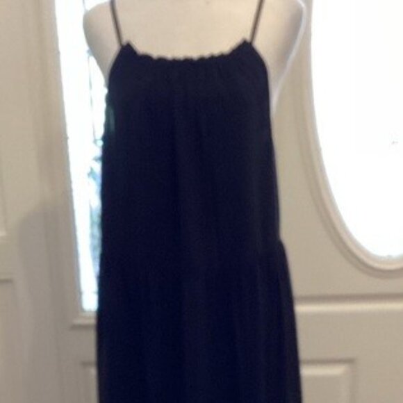 MAXI DRESS with Spaghetti Straps (Pit-Pit=~24 inches) (Waist Across=21.50) - Picture 6 of 8